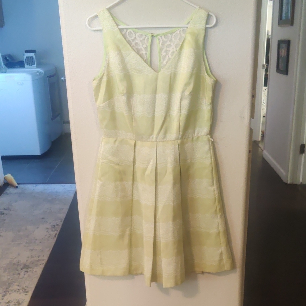 Julian Taylor Light Green Dresslimen Size 8